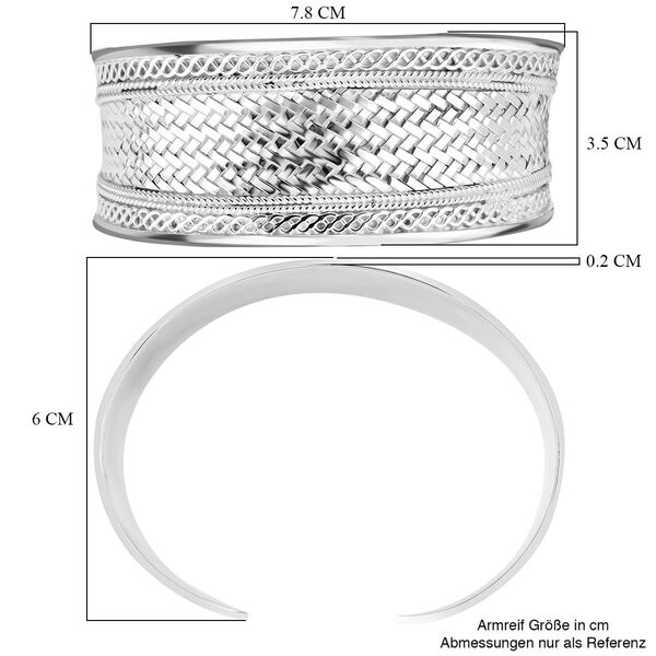 925 Silber Armreif ca. 19 cm ca. 49,79g image number 6