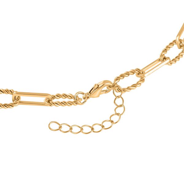 Schmetterling weißer Kristall Halskette, ca. 50 cm, goldfarben image number 4