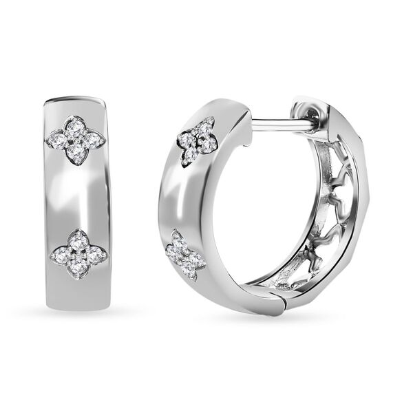 Moissanit Ohrringe - 0,21 ct. image number 0