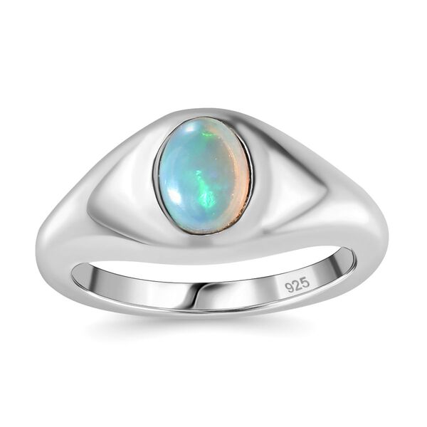 AA natürliches, äthiopisches Welo Opal-Schmuckset, 925 Silber rhodiniert, 1,04 ct. image number 4