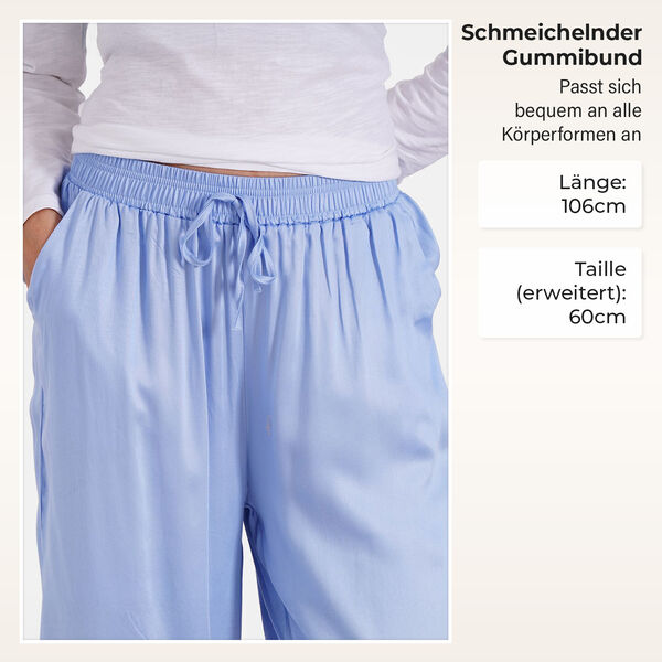 Locker geschnittene Damenhose mit Gummibunde, Bronze image number 4
