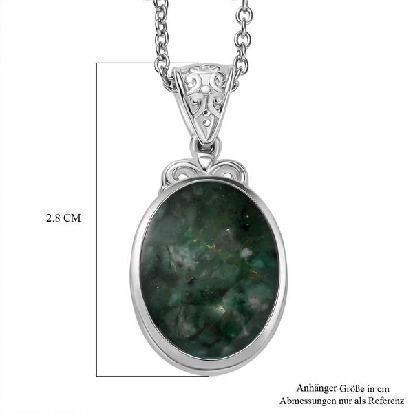 Smaragd-Matrix Schmuckset ca. 4,10 ct. image number 7