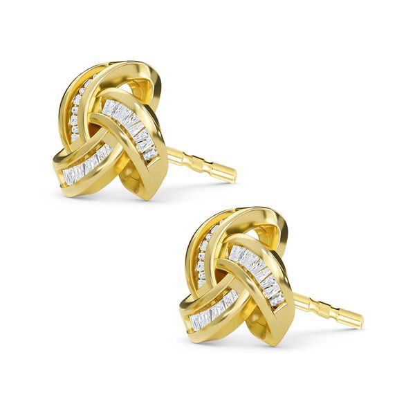 Weiße Diamant-Ohrstecker - 0,15 ct. image number 4