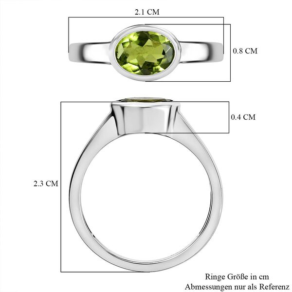 Peridot Ring -1,23 ct. image number 7