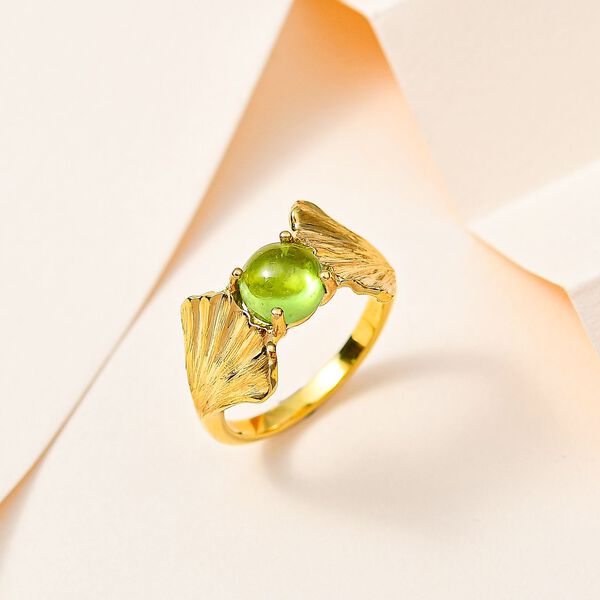 GP Italian Garden Collection -  AA Nat&uuml;rlicher Peridot Ring, ca. 1,70 ct. image number 2