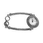 Royal Bali Kollektion - EON 1962 schweizerisches Uhrwerk Wasserdichte Uhr, 925 Silber 19 cm ca. 22.45g