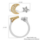 Diamant Ring 925 Silber bicolor  ca. 0,16 ct image number 5