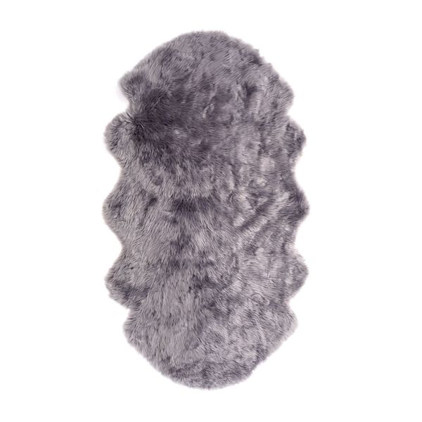 Kunstfell Teppich, silber image number 3