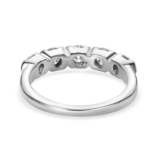 Moissanit Ring- 0,76 ct. image number 5