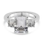 Petalit Ring 925 Silber platiniert (Größe 18.00) ca. 2,20 ct