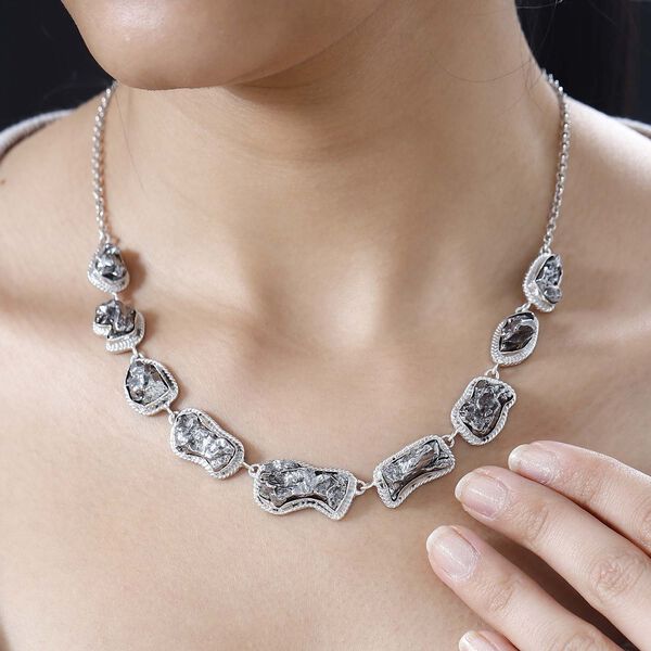 Meteorit Halskette, 45 cm - 102,40 ct. image number 3