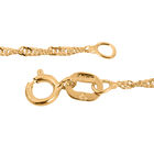Prince of Wales Kette, ca. 60cm, 375 Gelbgold, ca. 1,20g image number 4