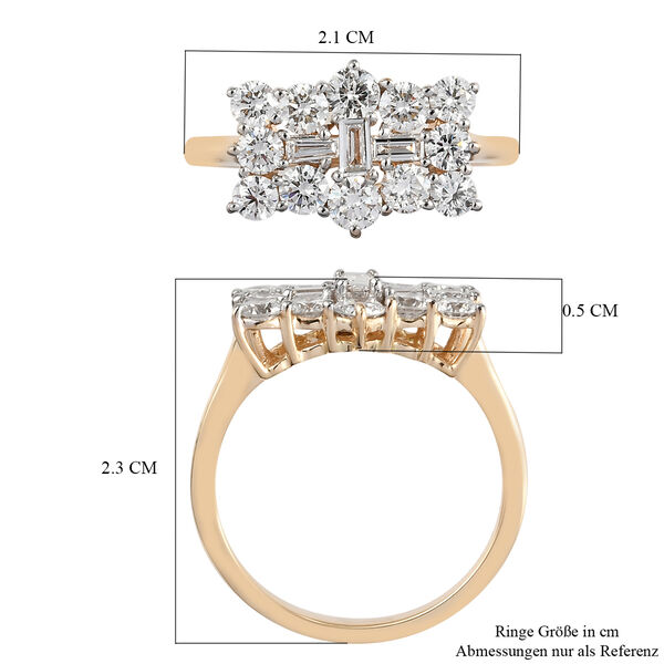 Weißer Diamant I Ring 750 Gold  ca. 1.01 ct image number 7