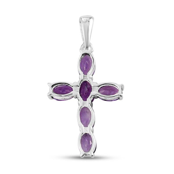 Afrikanischer Amethyst Kreuz-Anhänger - 2,70 ct. image number 5