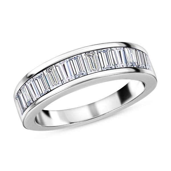 Moissanit Ring, 925 Silber rhodiniert  ca. 1,73 ct image number 4