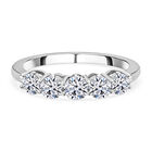 LUXURIANT DIAMOND - Lab Grown Diamant VS-EF SGL zertifiziert Ring, 585 Weißgold (Größe 19.00) ca. 1.00 ct