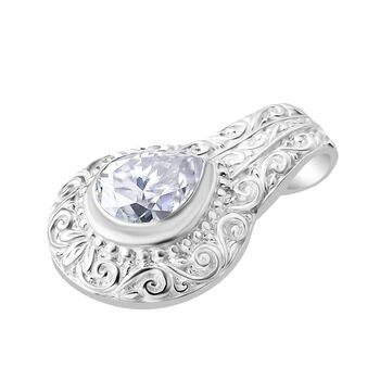 Royal Bali - D Joy Moissanit Anh&auml;nger 925 Silber ca. 2.43 ct