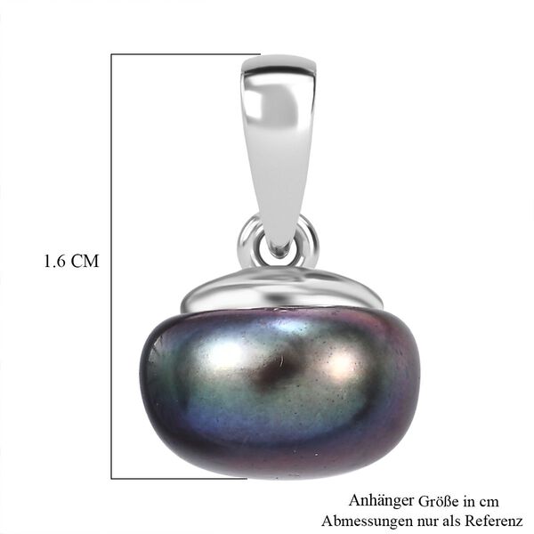 Süßwasser Pfau Perle Anhänger image number 6