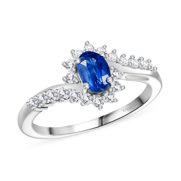 D'Joy AA Nat&uuml;rlicher Kaschmir Kyanit und Zirkon Ring - 1 ct. image number 4