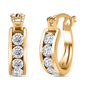 Moissanit Ohrringe - 1,07 ct.