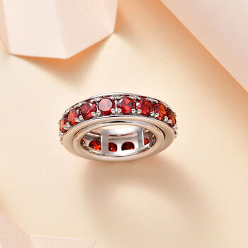 Granat Zirkonia Spinning Ring - 8,01 ct.