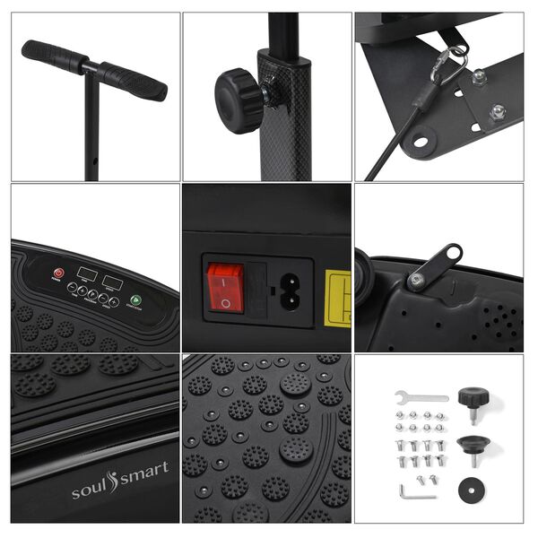 SOULSMART Vibrationsplatte Pro mit Fernbedienung, 150W image number 7