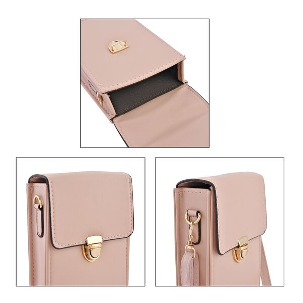 Crossbody Tasche mit RFID Schutz, Rosa image number 6