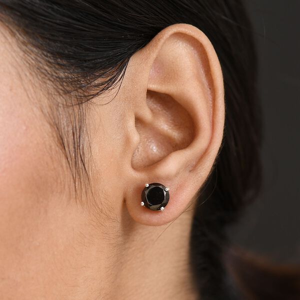 D'Joy Elite Shungit Ohrringe 925 Silber platiniert ca. 2.47 ct image number 3