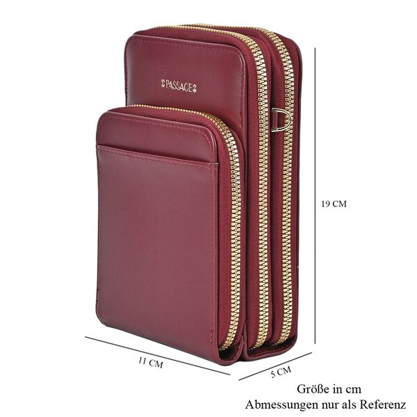 Passage Crossbody-Tasche in burgunder image number 8