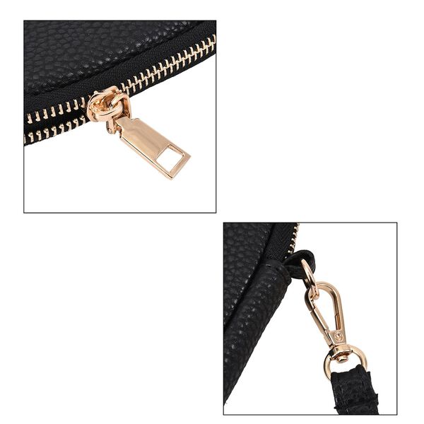 Crossbody Tasche aus Kunstleder, Elefant mit Hut image number 5