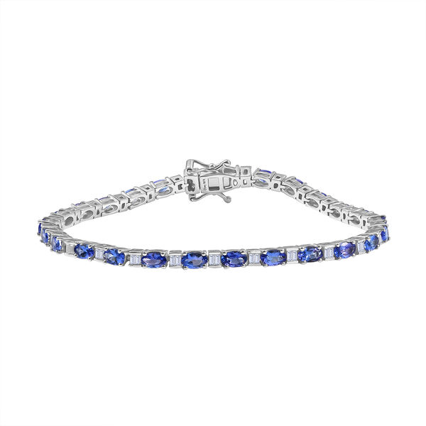 D'Joy Tansanit und Moissanit 19cm Armband und Ohrringe image number 6