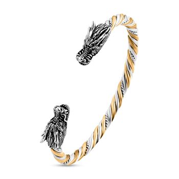 Royal Bali Kollektion - Zweifarbiger Armreif, 18.5 cm