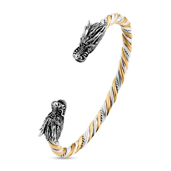 Royal Bali Kollektion - Zweifarbiger Armreif, 18.5 cm image number 3