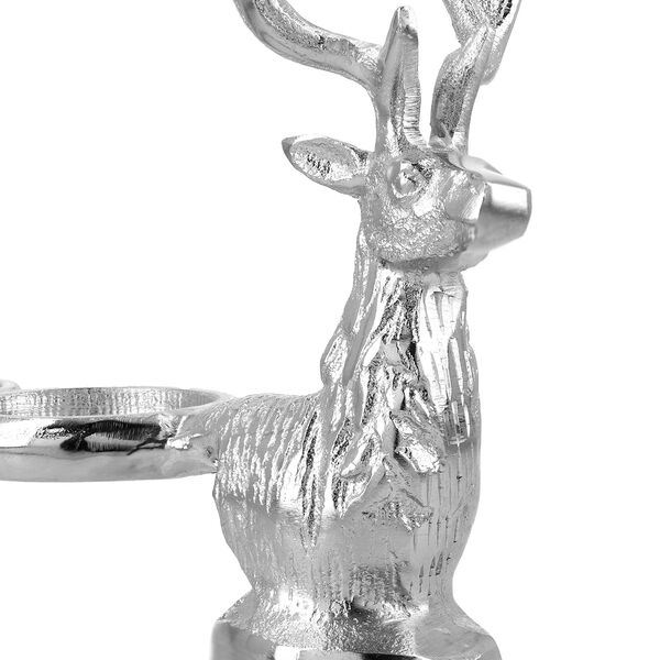 Rentier Kerzenhalter Adventskranz mit 4 Teelichtgl&auml;sern, 42x7,5x15 cm image number 8