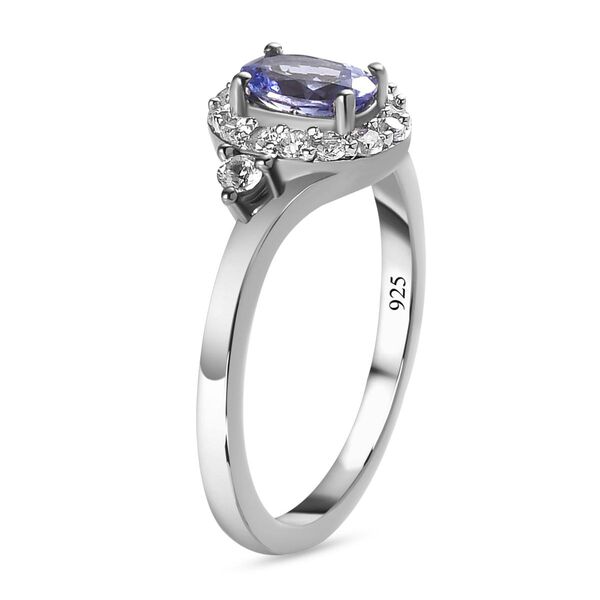 Tansanit und Zirkon-Ring image number 5