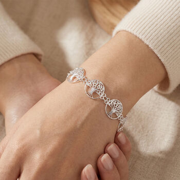 D'Joy Royal Bali- 20cm Armband mit Lebensbaum-Motiven