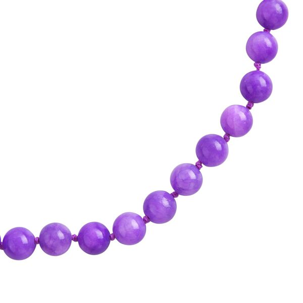 Lila Quarzit Halskette - 45cm image number 3