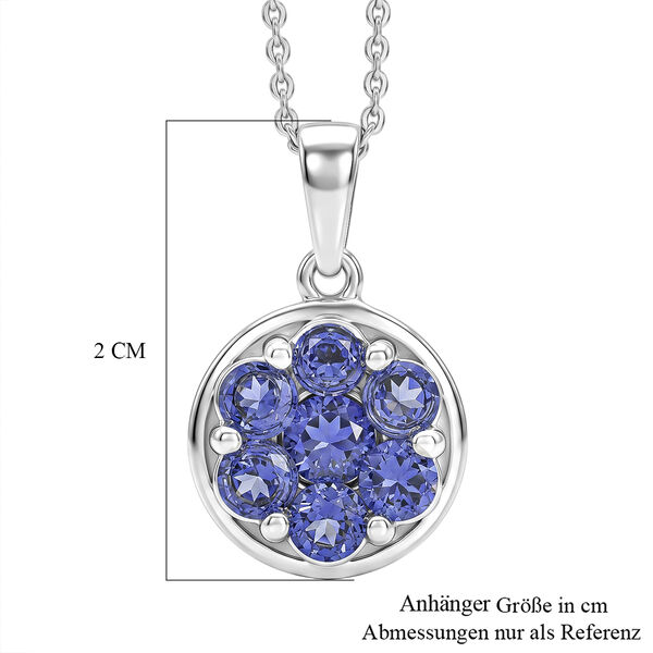 D'Joy AA Tansanit Anh&auml;nger mit 50cm Kette - 1,34 ct. image number 7