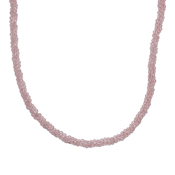 Rosenquarz Halskette, 60cm - 100 ct. image number 4
