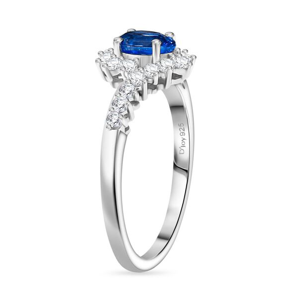 D'Joy AA Nat&uuml;rlicher Kaschmir Kyanit und Zirkon Ring - 1 ct. image number 4