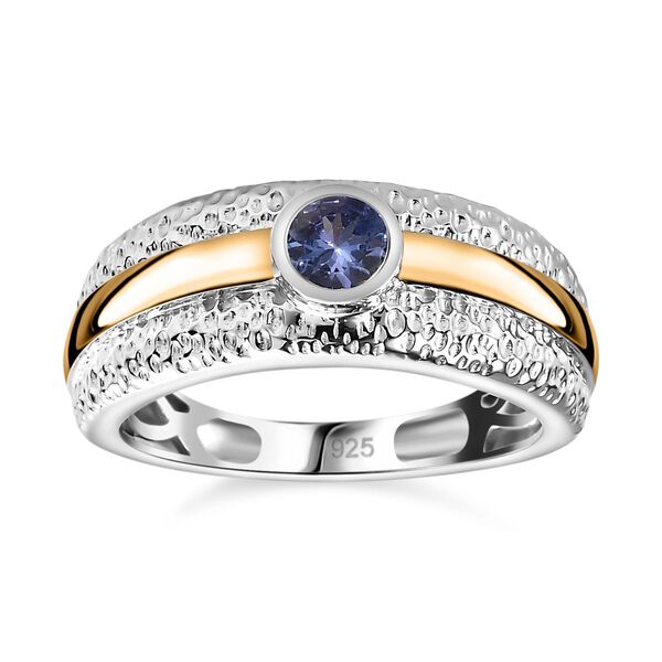 Zweifarbiger Tansanit-Ring - 0,27 ct. image number 4