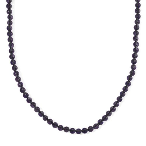 Flexible afrikanische Amethyst Halskette - 80 ct. image number 0