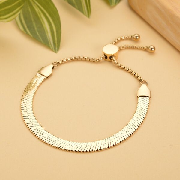 Seidige Fischgr&auml;ten-Gliederarmband, 18cm image number 2