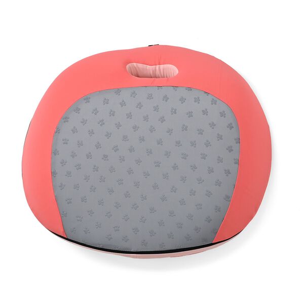 Memory Schaum Sitzkissen mit kühlendem Bezug und ergonomischem Design, 50×46×15cm, Rosa image number 3
