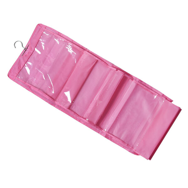 3er-Set h&auml;ngende Aufbewahrungstasche, Rosa