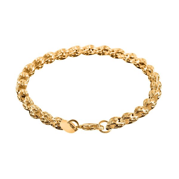 Designer Insipiriert Armband, ca. 19 cm, ca. 12g, goldfarben image number 3