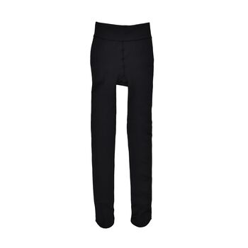 Thermo-Leggings mit Fleece gef&uuml;ttert, S-L, schwarz