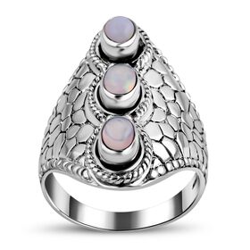 Royal Bali Kollektion- Natürlicher, äthiopischer Welo Opal-Ring - 1,05 ct.