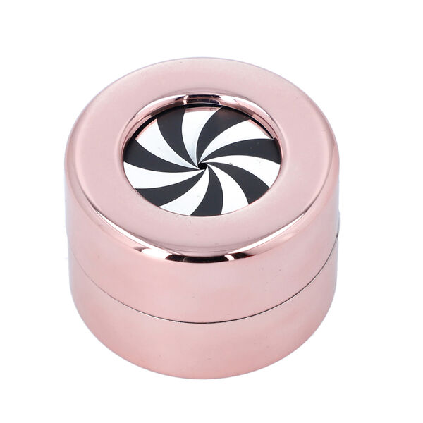 Drehbarer und Abnehmbarer Schmuckkasten, Gr&ouml;&szlig;e 6x4 cm, Ros&eacute;gold