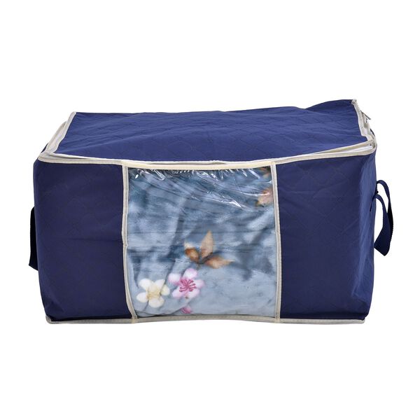 2er-Set Aufbewahrungsbeutel mit gro&szlig;em Fassungsverm&ouml;gen, 60x41x34cm, blau image number 2